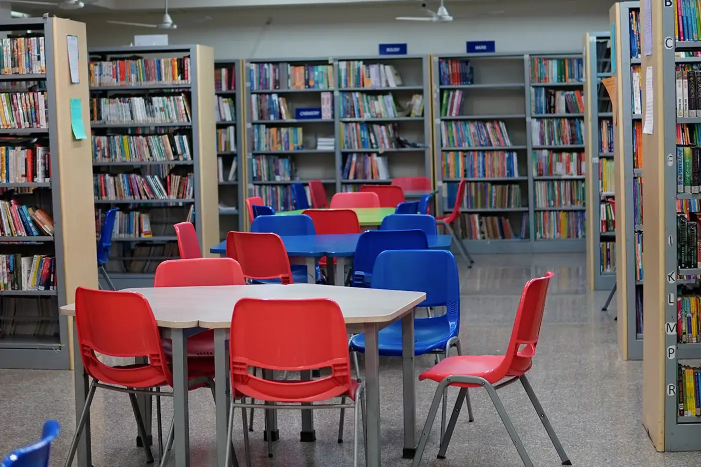 Library at Ambience Public School