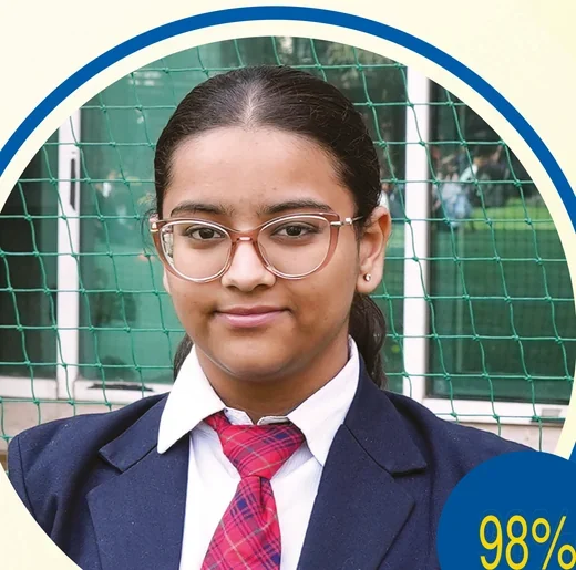 Vaishnavi Gupta, the Class XII school topper